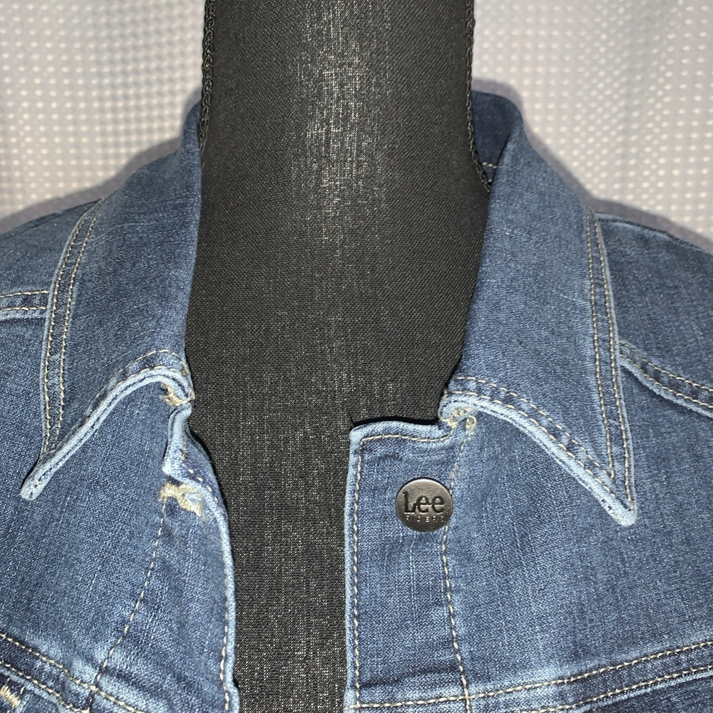 Lee Riders Jean Jacket Womens XS Indigo Blue‎ Casual Western - Picture 2 of 11